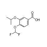 4-(Difluoromethoxy)-3-isopropoxybenzoic Acid