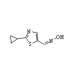 2-Cyclopropylthiazole-5-carbaldehyde Oxime