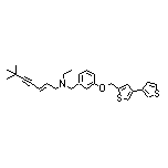 (E)-N-[3-([3,3’-Bithiophen]-5-ylmethoxy)benzyl]-N-ethyl-6,6-dimethylhept-2-en-4-yn-1-amine