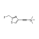 2-(Fluoromethyl)-4-[(trimethylsilyl)ethynyl]thiazole