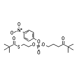 S-[2-[[[(5,5-Dimethyl-4-oxohexyl)oxy](4-nitrophenoxy)phosphoryl]oxy]ethyl] 2,2-Dimethylpropanethioate