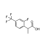 2-[2-Fluoro-4-(trifluoromethyl)phenyl]propanoic Acid