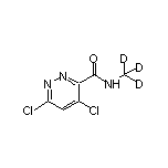 4,6-Dichloro-N-(methyl-d3)pyridazine-3-carboxamide