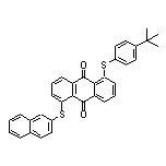 1-[[4-(tert-Butyl)phenyl]thio]-5-(2-naphthylthio)anthracene-9,10-dione