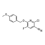 2-Chloro-5-fluoro-6-[(4-methoxybenzyl)oxy]nicotinonitrile