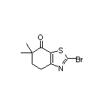 2-Bromo-6,6-dimethyl-5,6-dihydrobenzothiazol-7(4H)-one