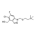 5-Chloro-6-fluoro-1-[[2-(trimethylsilyl)ethoxy]methyl]indazole-4-methanol