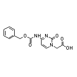 2-[4-(Cbz-amino)-2-oxopyrimidin-1(2H)-yl]acetic Acid