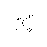 5-Cyclopropyl-4-ethynyl-1-methylpyrazole