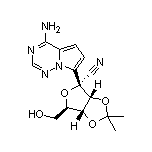(3aR,4R,6R,6aR)-4-(4-Aminopyrrolo[2,1-f][1,2,4]triazin-7-yl)-6-(hydroxymethyl)-2,2-dimethyltetrahydrofuro[3,4-d][1,3]dioxole-4-carbonitrile