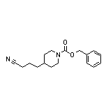 4-(1-Cbz-4-piperidyl)butanenitrile