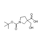 1-Boc-3-(hydroxymethyl)pyrrolidine-3-carboxylic Acid