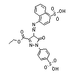 4-[[3-(Ethoxycarbonyl)-5-oxo-1-(4-sulfophenyl)-4,5-dihydro-4-pyrazolyl]diazenyl]-1-naphthalenesulfonic Acid