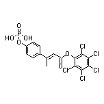 Perchlorophenyl (E)-3-[4-(Phosphonooxy)phenyl]-2-butenoate