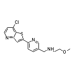 N-[[6-(7-Chloro-2-thieno[3,2-b]pyridyl)-3-pyridyl]methyl]-2-methoxyethanamine