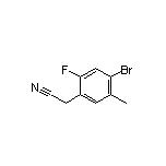 4-Bromo-2-fluoro-5-methylphenylacetonitrile