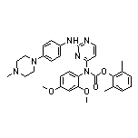 2,6-Dimethylphenyl (2,4-Dimethoxyphenyl)[2-[[4-(4-methyl-1-piperazinyl)phenyl]amino]-4-pyrimidinyl]carbamate