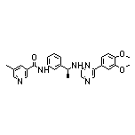 (S)-N-[3-[1-[[6-(3,4-Dimethoxyphenyl)-2-pyrazinyl]amino]ethyl]phenyl]-5-methylnicotinamide