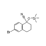 6-Bromo-1-[(trimethylsilyl)oxy]-1,2,3,4-tetrahydronaphthalene-1-carbonitrile