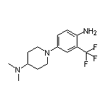 1-[4-Amino-3-(trifluoromethyl)phenyl]-N,N-dimethylpiperidin-4-amine