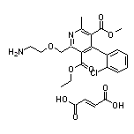 3-Ethyl 5-Methyl 2-[(2-Aminoethoxy)methyl]-4-(2-chlorophenyl)-6-methylpyridine-3,5-dicarboxylate Fumarate