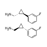 1-[trans-2-(3-Fluorophenyl)cyclopropyl]methanamine