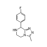 8-(4-Fluorophenyl)-3-methyl-5,6,7,8-tetrahydro-[1,2,4]triazolo[4,3-a]pyrazine