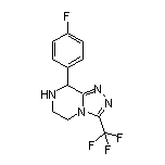 8-(4-Fluorophenyl)-3-(trifluoromethyl)-5,6,7,8-tetrahydro-[1,2,4]triazolo[4,3-a]pyrazine