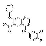 (S)-N-(3-Chloro-4-fluorophenyl)-6-nitro-7-[(tetrahydrofuran-3-yl)oxy]quinazolin-4-amine