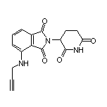 2-(2,6-Dioxo-3-piperidyl)-4-(2-propynylamino)isoindoline-1,3-dione