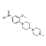 1-[1-(2-Methoxy-4-nitrophenyl)-4-piperidyl]-4-methylpiperazine