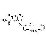 Phenyl [4-[(6-Carbamoyl-7-methoxy-4-quinolyl)oxy]-2-chlorophenyl]carbamate
