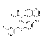 N-[4-[[3-Chloro-4-[(3-fluorobenzyl)oxy]phenyl]amino]-6-quinazolinyl]acrylamide