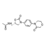 (S)-N-[[2-Oxo-3-[4-(3-oxomorpholino)phenyl]-5-oxazolidinyl]methyl]acetamide