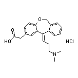 (E)-2-[11-[3-(Dimethylamino)propylidene]-6,11-dihydrodibenzo[b,e]oxepin-2-yl]acetic Acid Hydrochloride