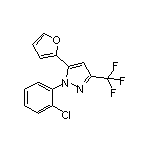 1-(2-Chlorophenyl)-5-(2-furyl)-3-(trifluoromethyl)pyrazole