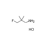 1-Amino-3-fluoro-2,2-dimethylpropane Hydrochloride