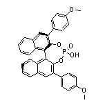 (11bR)-4-Hydroxy-2,6-bis(4-methoxyphenyl)dinaphtho[2,1-d:1’,2’-f][1,3,2]dioxaphosphepine 4-Oxide