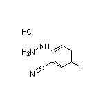 5-Fluoro-2-hydrazinylbenzonitrile Hydrochloride