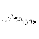 3-Isopropoxy-N-[2-methyl-4-[2-[(1-methyl-1H-pyrazol-4-yl)amino]pyrimidin-4-yl]benzyl]azetidine-1-carboxamide