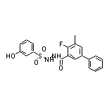 N’-(4-Fluoro-5-methyl-[1,1’-biphenyl]-3-carbonyl)-3-hydroxybenzenesulfonohydrazide