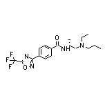 (R)-N-[1-[Ethyl(propyl)amino]propan-2-yl]-4-[5-(trifluoromethyl)-1,2,4-oxadiazol-3-yl]benzamide