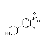 4-(3-Fluoro-4-nitrophenyl)piperidine