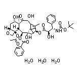 (2aR,4S,4aS,6R,9S,11S,12S,12aR,12bS)-12b-Acetoxy-9-[[(2R,3S)-3-([(tert-butoxycarbonyl)amino]-2-hydroxy-3-phenylpropanoyl]oxy]-4,6,11-trihydroxy-4a,8,13,13-tetramethyl-5-oxo-2a,3,4,4a,5,6,9,10,11,12,12a,12b-dodecahydro-1H-7,11-methanocyclodeca[3,4]benzo[1,2-b]oxet-12-yl Benzoate Trihydrate
