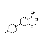 [2-Methoxy-4-(4-methylpiperazin-1-yl)phenyl]boronic Acid