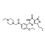 5-[2-Ethoxy-5-[2-(4-ethylpiperazin-1-yl)acetyl]phenyl]-1-methyl-3-propyl-1H-pyrazolo[4,3-d]pyrimidin-7(6H)-one