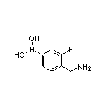 4-(Aminomethyl)-3-fluorophenylboronic Acid