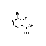 2-Bromo-3-fluoropyridine-4-boronic Acid
