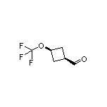 cis-3-(Trifluoromethoxy)cyclobutanecarbaldehyde