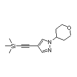 1-(Tetrahydro-2H-pyran-4-yl)-4-[(trimethylsilyl)ethynyl]-1H-pyrazole